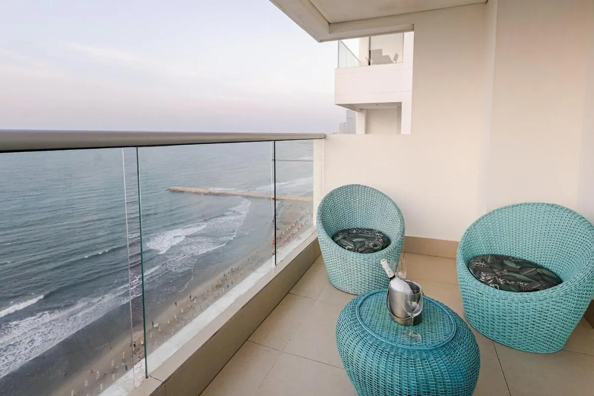 Majestic Apt With An Ocean View Palmetto Beach Cartagena Apartment