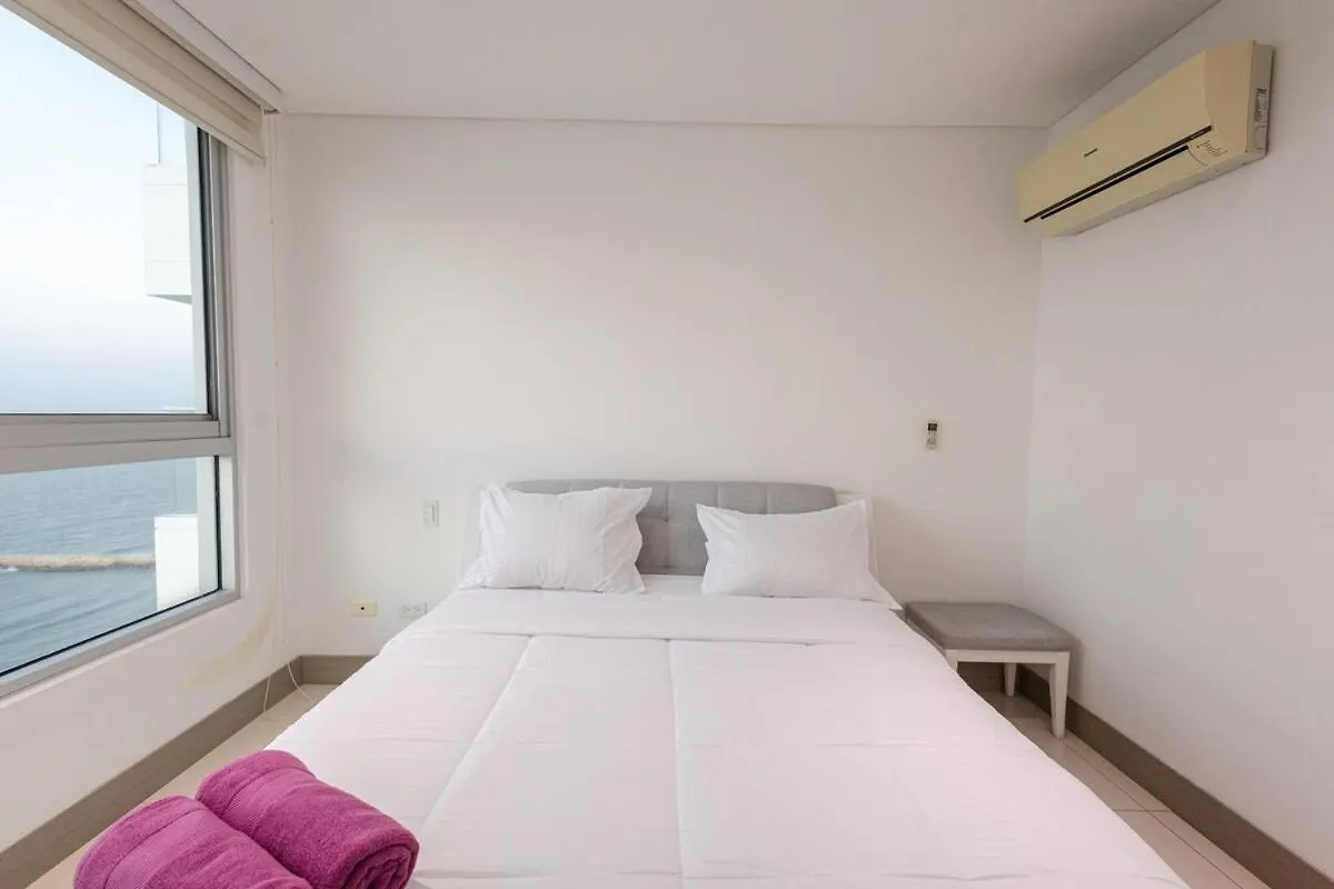 Majestic Apt With An Ocean View Palmetto Beach Cartagena