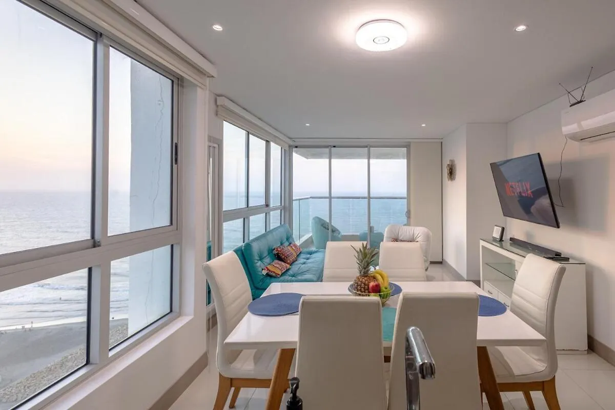 Majestic Apt With An Ocean View Palmetto Beach Cartagena Apartment